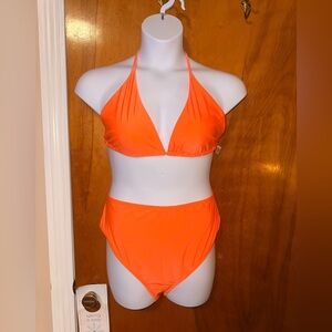 PrettyLittleThing Vibrant Orange Bikini Set